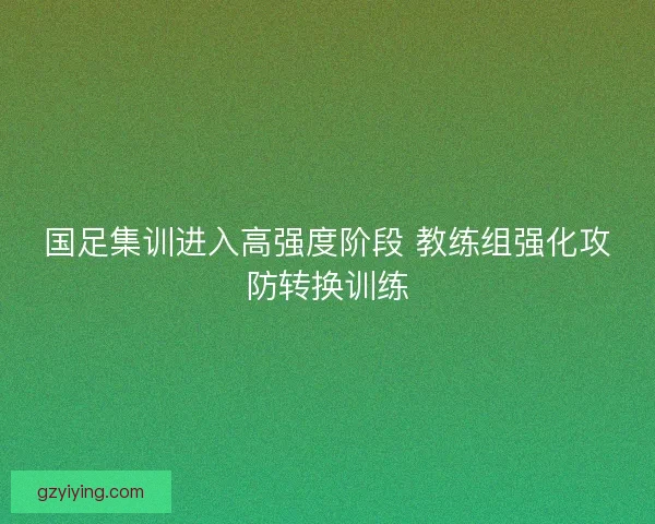 国足集训进入高强度阶段 教练组强化攻防转换训练 国足集训进入高强度阶段 教练组强化攻防转换训练